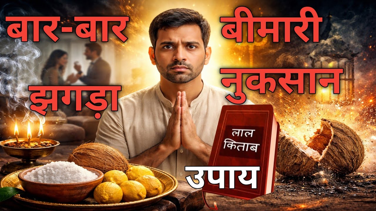 घर में बार-बार झगड़ा, बीमारी और नुकसान? ये उपाय करते ही नकारात्मक ऊर्जा खत्म |लाल किताब 