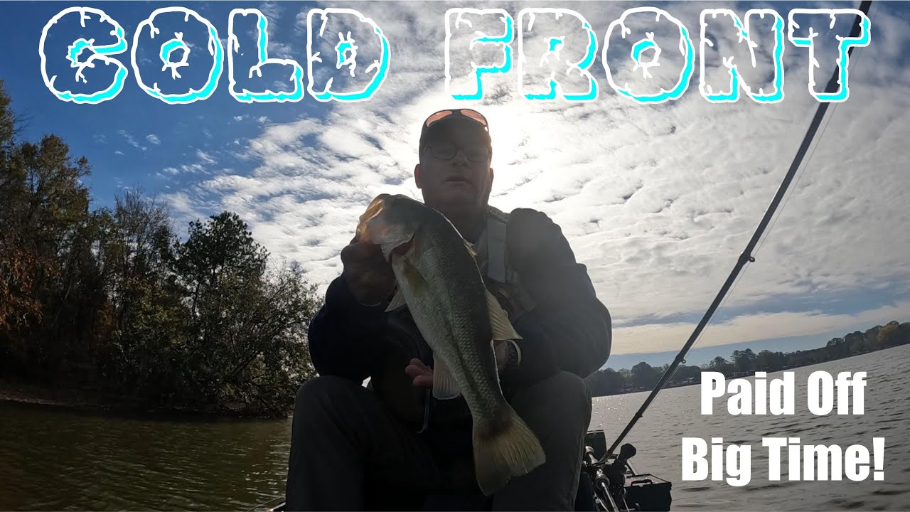 Winter Bass Fishing In Cold Front Conditions