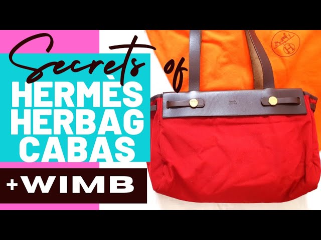 SECRETS OF THE HERMÈS HERBAG CABAS + WHAT'S IN MY BAG? 