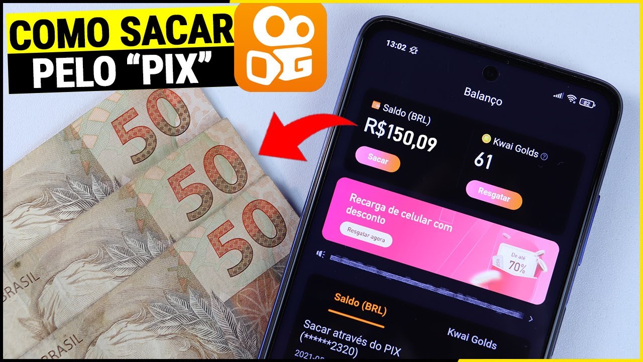 Como sacar dinheiro do KWAI pelo PIX de forma simples e rápida