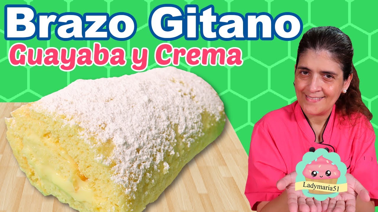 Cómo hacer Brazo Gitano | 2 Sabores | Clases de Repostería Video # 50 | Curso de Repostería