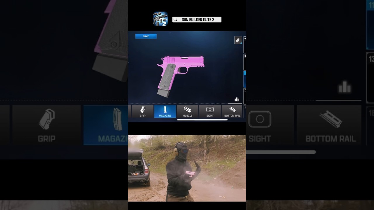 Pink guns. Build in Gun Builder ELITE 2. 