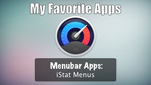 iStat Menus: My Favorite Mac Hardware Monitoring App