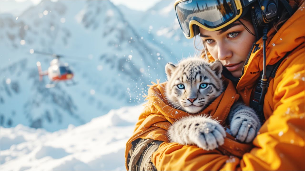 Rescue Mission: Injured The Snow Leopard Cub Saved by Humans 