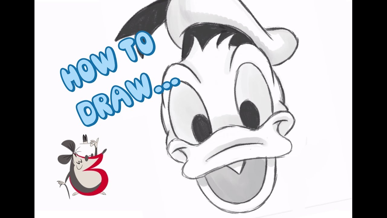 How To Draw Donald Duck Youtube - how to draw baby donald duck tutorial drawing roblox