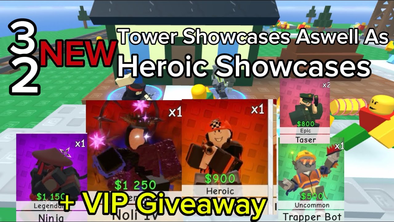 (Giveaway + New Code) Full UPDATE Showcase In Retro TD - YouTube