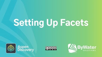 Setting Up Facets