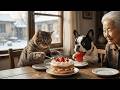 冬の1日vlog|キジトラ猫のHanaがケーキを作る日|The Day Hana the Calico Cat Bakes a Cake