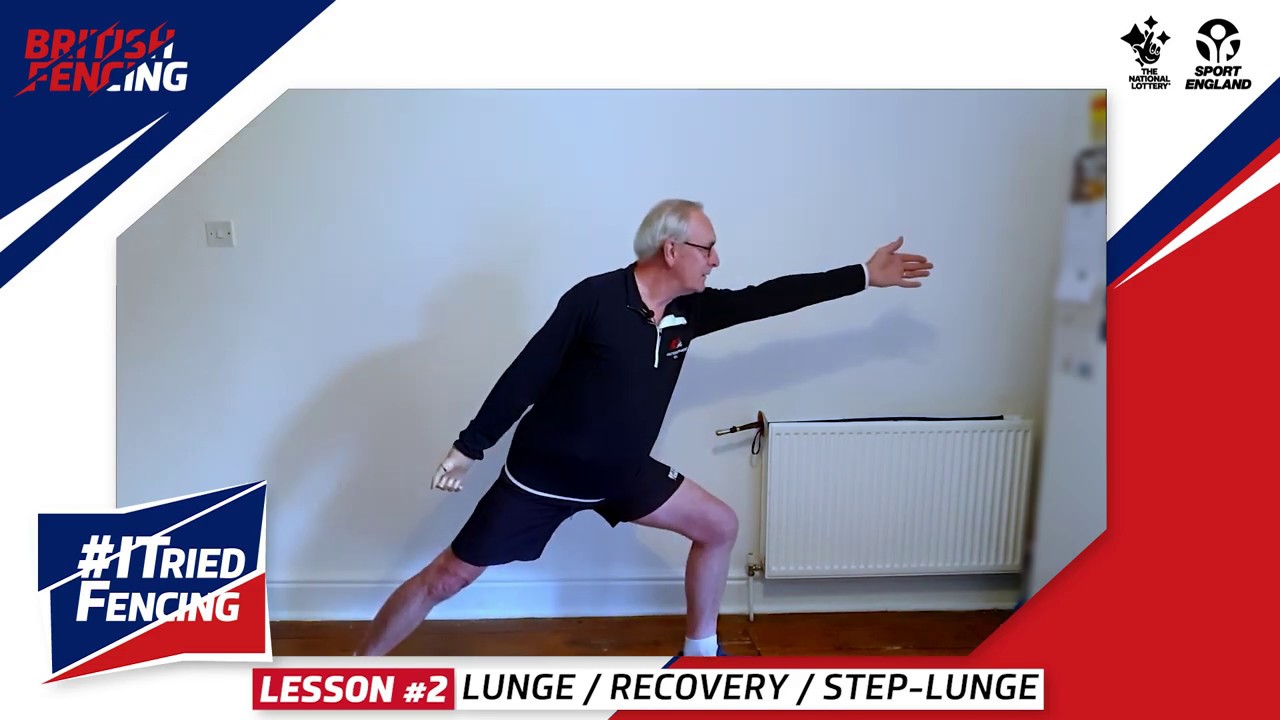 4. I Tried Fencing How to LUNGE YouTube