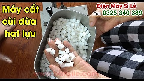 Dụng cụ, máy thái cùi dừa - cắt cùi dừa- xắt cùi dừa- thái cơm dừa- cắt cơm dừa- xắt cơm dừa hạt lựu