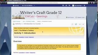 Writers Craft Course Tour