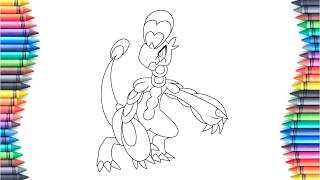 Coloring Hakamo-o Pokemon