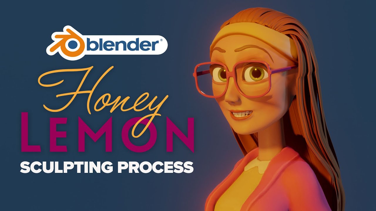 Honey Lemon Sculpting Process in Blender - YouTube