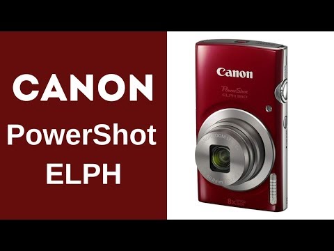 New CANON PowerShot ELPH 180 Digital Camera with Smart AUTO Mode