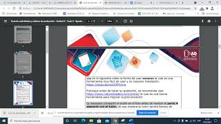 Task 4 - Speaking. ENGLISH A1. UNAD.