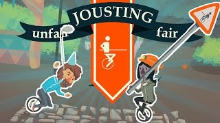 Unfair Jousting Fair | BATTLING ON UNICYCLES AND SNAILS! | Let's Play Unfair Jousting Fair Gameplay screenshot 3