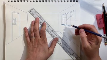 Art Lessons with Rossi: One-Point Perspective Room