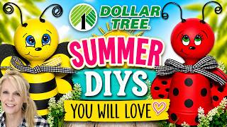 Dollar Tree Summer DIYs You’ll Be OBSESSED With 🌼