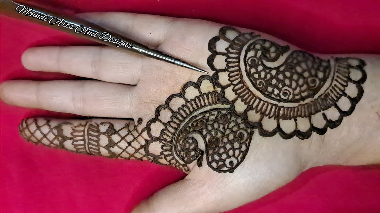 Very Beautiful Stylish Front Hand Mehndi Design  | Easy Arabic Mehndi | Mehndi Arts And Designs 