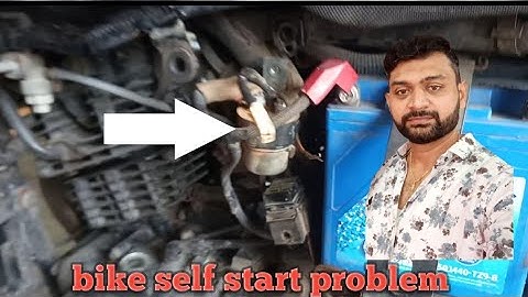 bike self start problem, Pulsar 220 self start problem.