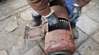 DIY Печь из газового баллона. Potbelly Stove from a Gas Cylinder.