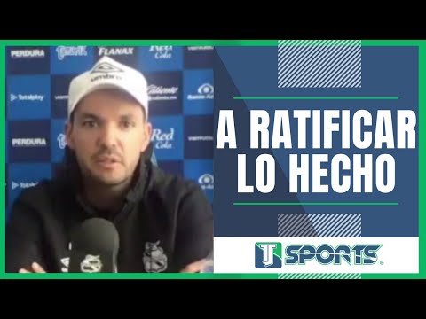 Lo que DIJO Nicolás Larcamón del juego entre Mazatlán FC vs Puebla