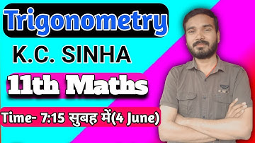 11th MATH(K.C.SINHA) || STUDENT FRIENDS || PRACTISE के साथ || Ex:-6.1 II  4 June II BY-PRINCE SIR