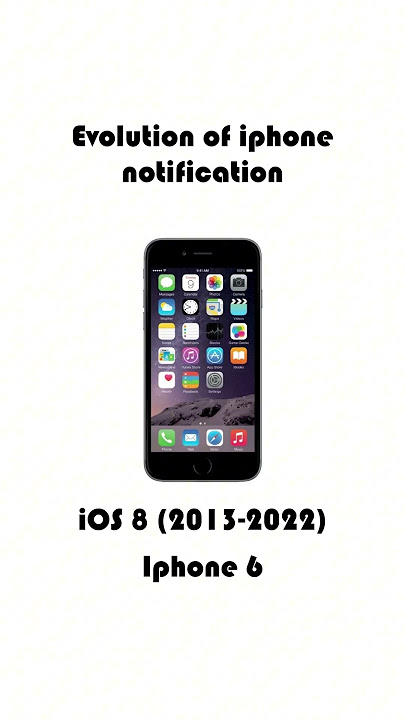 **π Evolution of iPhone Notifications π**  #ios #smartphone #apple #notice