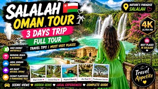 [4K] Salalah Oman Tour | 3 Days Trip | Full Tour | Travel Tips | Must Visit Places Salalah | Vlog #2