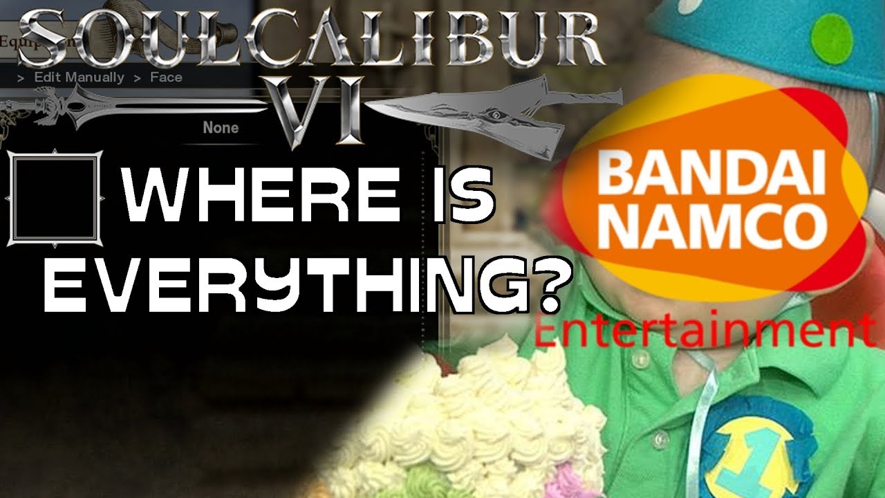 SOUL CALIBUR VI CHARACTER CREATION IS PATHETICALLY LACKING