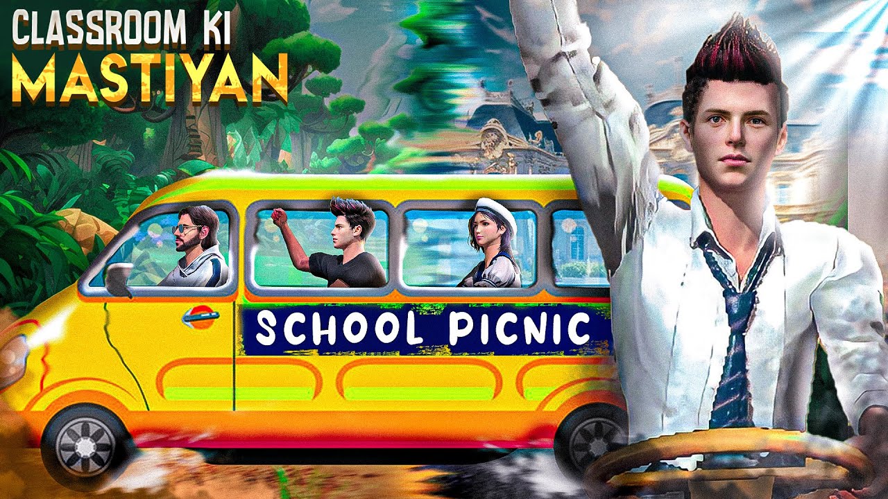 Classroom Ki Mastiyan - School Picnic  | Free Fire Short Story Hindi | Mr Nefgamer