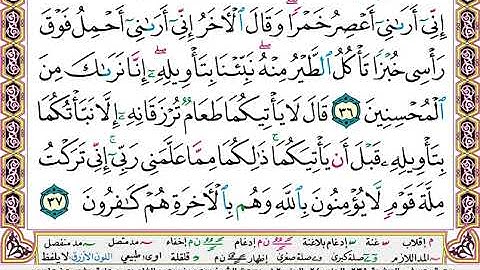 سورة يوسف مكتوبة سعد الغامدي