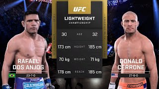 UFC on FOX 17 REVIVAL - Rafael dos Anjos 🆚 Donald Cerrone 2 ( Simulation on PS5🥊UFC5 )
