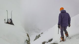 Skitour Pizzo Tambo - Suche nach dem Gipfel im Whiteout