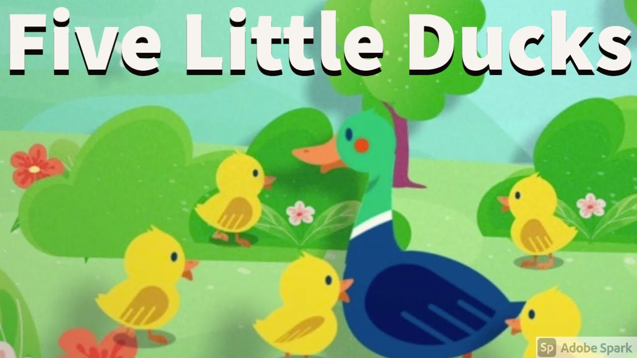 Five Little Ducks | Nursery Rhymes | Children Songs And Stories ...