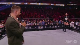 AEW Dynamite 11/24/2021 - CM Punk Calls MJF A Less Famous Version Of The Miz During Heated Segment!