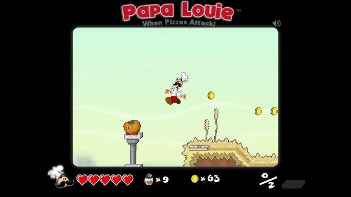 Papa Louie When Pizzas Attack! Intro (First Level) 