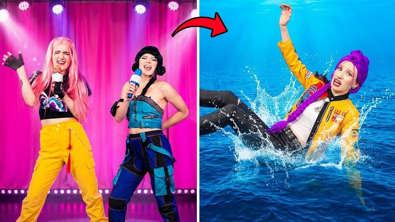 تغيير رومي إلى حورية K-Pop 🔥 تحول مذهل وحيل جمال عصرية