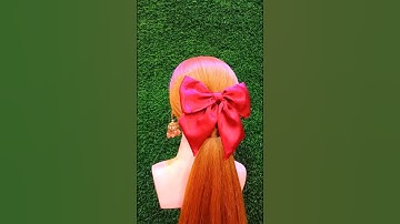 Easy bow hairstyles for girls|girls hairstyle #tutorial #trending #shortvideo #shorts #new