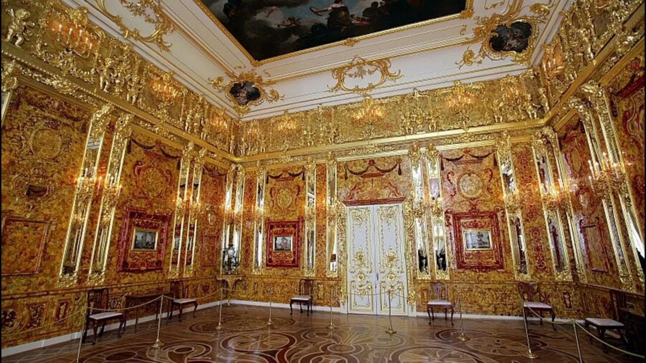 Янтарная комната большой екатерининский дворец фото