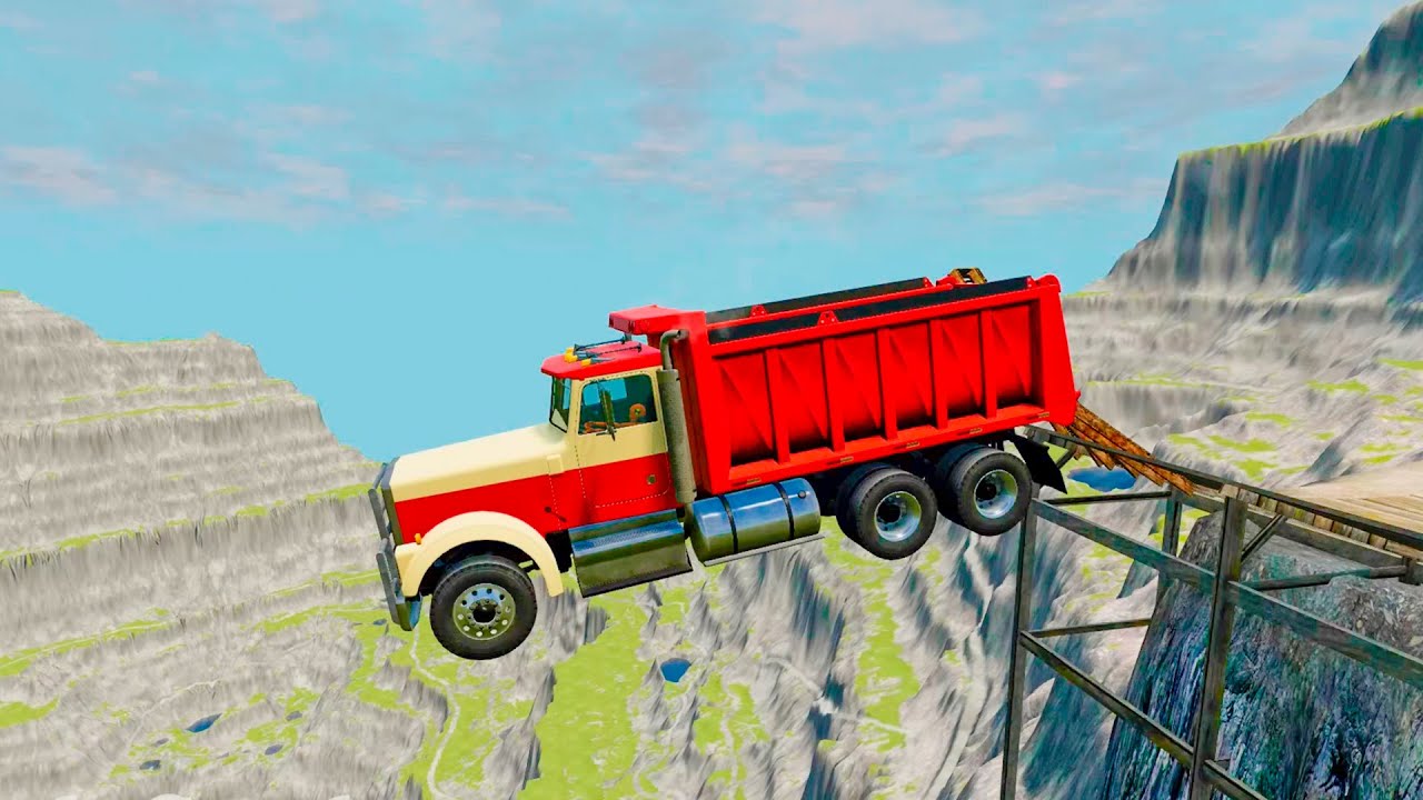 Jump & Fall #11 BeamNG Drive | FuluCrash #beamngdrive #beamng # ...
