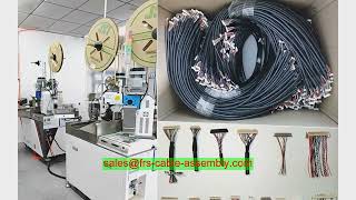 Wire Harness Manufacturer Custom Cable Assembly 51110-0860 Panel Mount Cable 28Awg Panel Mount Dual