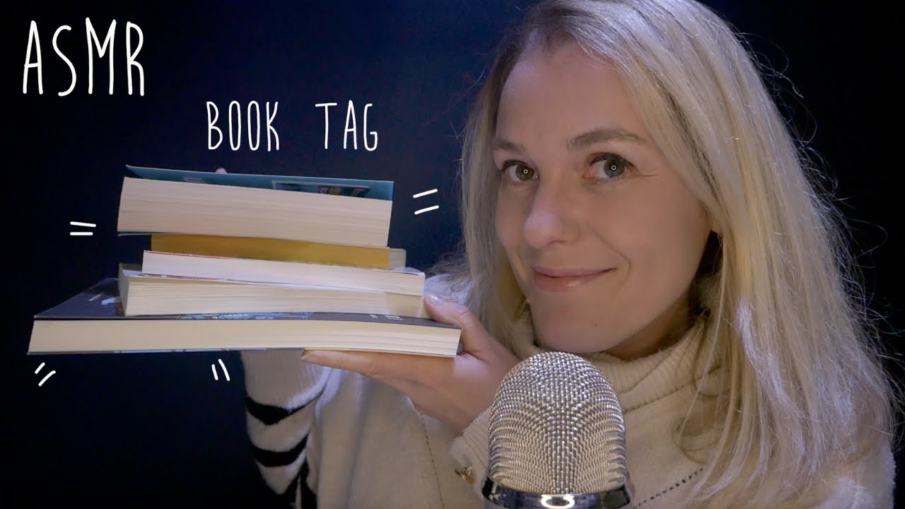 ASMR FR  📚 Book Tag de A à Z ! Chuchotement proche micro sans bonnette spécial livres !