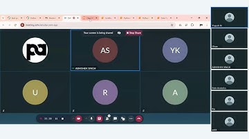 Data Analytics Course Batch105 Python Training : Session 8