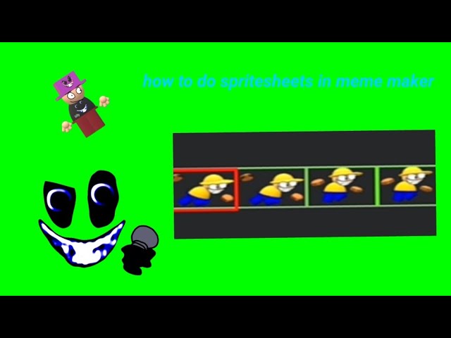 how to make spritesheets in meme maker 