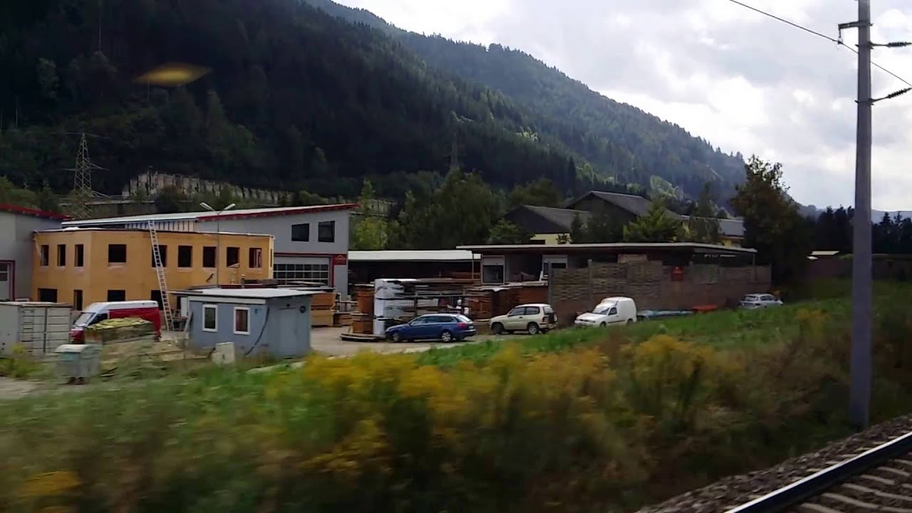 Train From Vienna to Villach. Austria. 20150918 YouTube