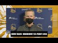 Steve Kerr calls Warriors’ 53-point loss ‘humiliating’ | NBA on ESPN