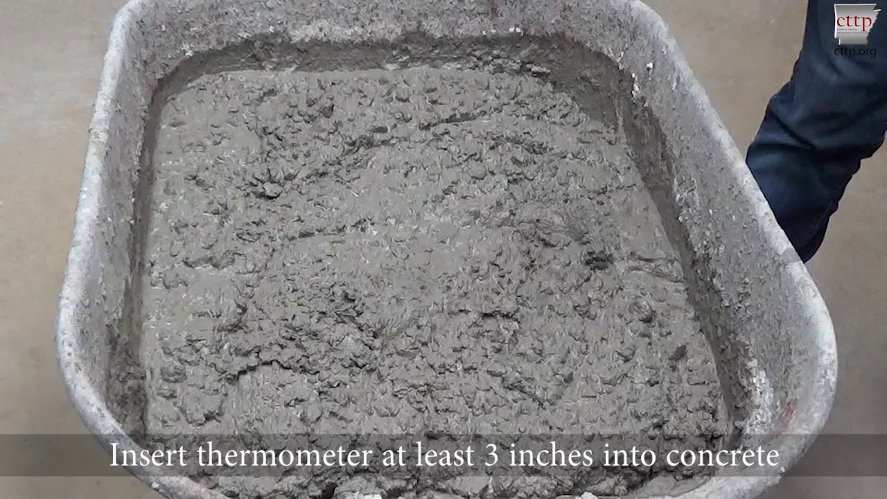 ASTM C1064 Temperature of Concrete YouTube