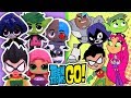 TEEN TITANS GO❗️Starfire, Cyborg, Raven, Beast Boy & Robin are LIL SISTERS! Toy Transformations