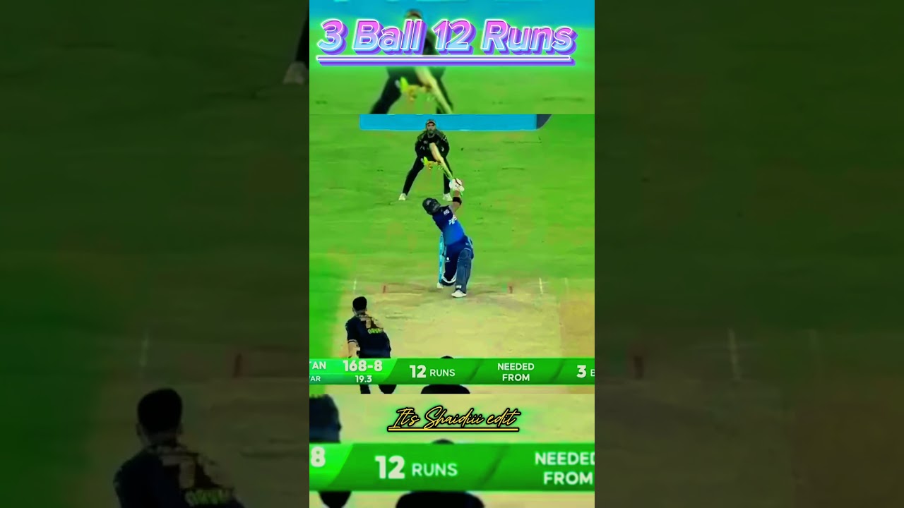 Last over thriller 🥶_psl 2024 